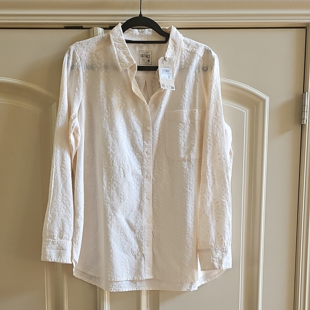 Fatface Olivia NWT Embroidered Button Up US 12
